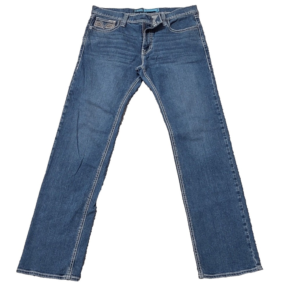 ROCK & ROLL COWBOY Jean (Mens 36x36) REVOLVER STRAIGHT Slim Straight (NO BUTTON)